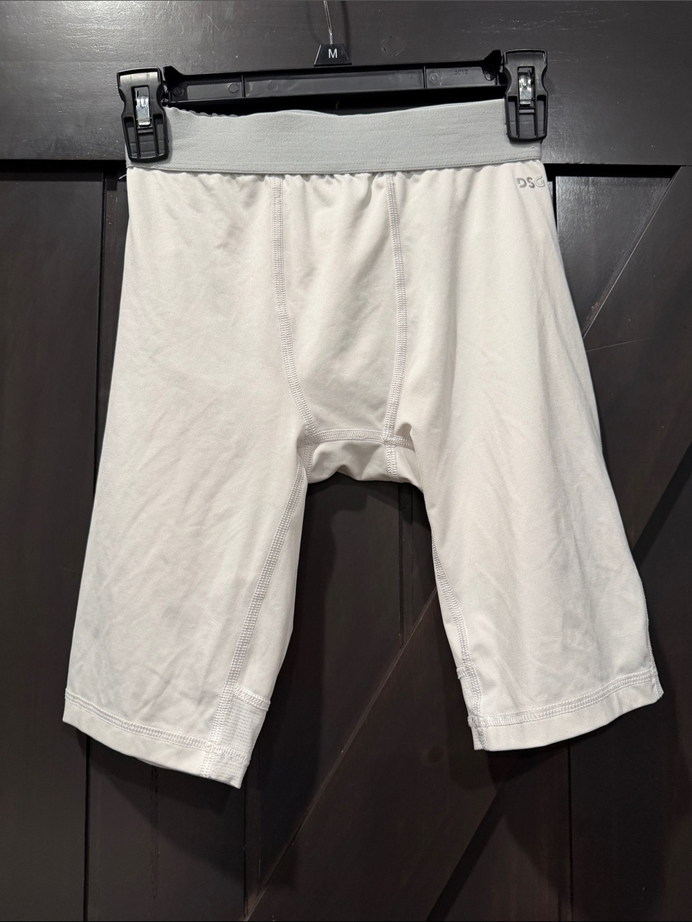 *4/$20 DSG Men’s White Compression Shorts